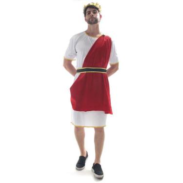 Imagem de Fantasia Grego Romano Túnica Com Coroa E Cinto Abrakadabra - Gregos E