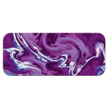 Imagem de Mouse Pad Gamer Abstract Liquid 90x40 mousepad gamer Extra Grande (LiquidRoxo)
