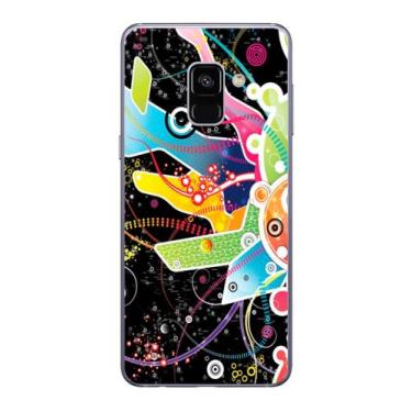 Imagem de Capa Adesivo Skin058 Verso Para Samsung Galaxy A8 2018 - KawaSkin