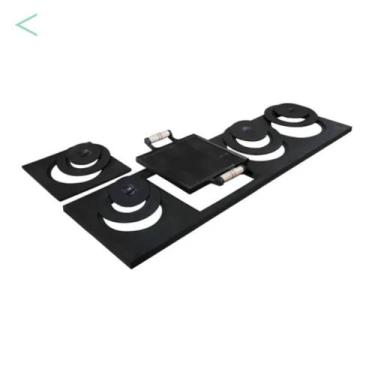 Imagem de Chapa para fogão a lenha multiuso 4 furos com bifeira - Estação Casa