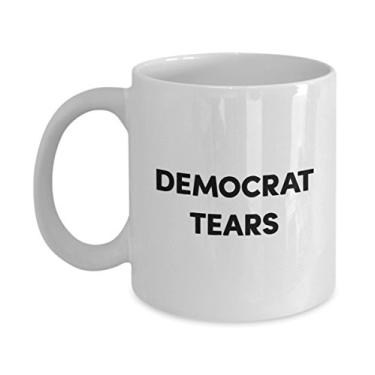 Imagem de Caneca de lágrimas democratas – Caneca de café de cacau quente divertido – ideia de de Natal