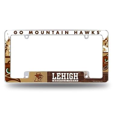 Imagem de Rico Industries NCAA Lehigh Mountain Hawks Primary 30,5 cm x 15,24 cm cromada toda moldura automotiva para carro/caminhão/SUV