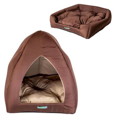 Imagem de Cama Iglu Toca Cachorro Gato Tenda Casinha Grande Lavável - Maxximo Pe