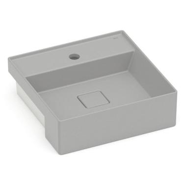 Imagem de Cuba de Semi Encaixe 400cm X 400cm com Mesa T10 Terra Stone Roca Stone