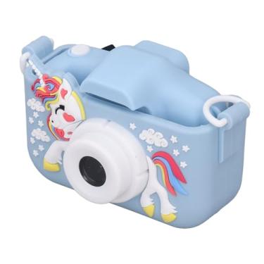 Imagem de Filmadora de Vídeo Digital Infantil, Câmera Portátil de Longa Espera para Crianças, Brinquedos Leves para Crianças Pequenas (Azul)