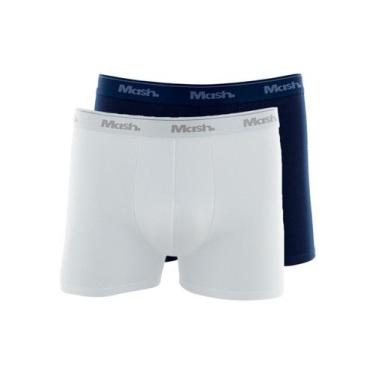 Imagem de Kit com 2 Cuecas Boxer Mash 170.26 Colorido, Branco, GG