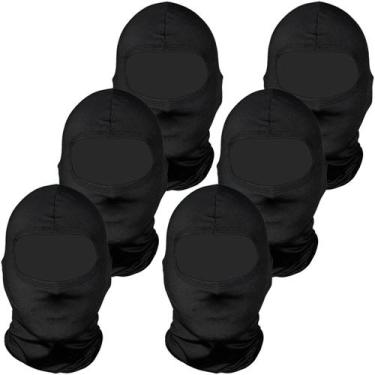 Imagem de Kit 6 balaclavas balaclava touca toca ninja bandana UV50+ - EX311, Pre