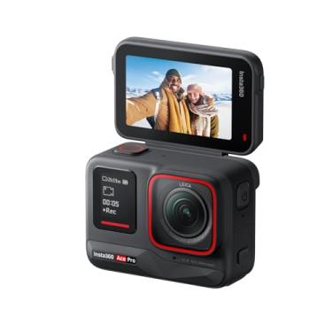 Imagem de Insta360 Ace Pro - Câmera de ação à prova d'água projetada com Leica, sensor emblemático de 1/3.3 cm e redução de ruído AI para qualidade de imagem imbatível, 4K120fps, tela flip de 6.1 cm e recursos