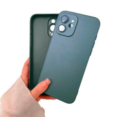 Imagem de Capinha Silicone Vidro Fosco Compatível com iPhone 11 - Geral, Verde M