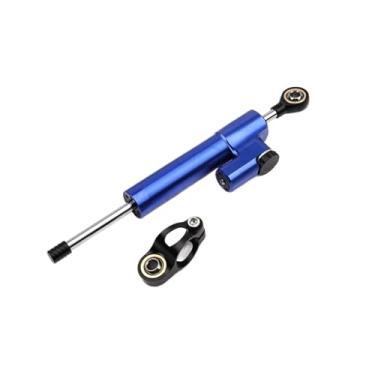 Imagem de Suporte universal para amortecedor de direção estabilizador para motocicleta 256 mm, compatível com YAMAHA MT09 MT FZ 09 FZ09 2013-2020 pcx160 Suzuki(Blue)