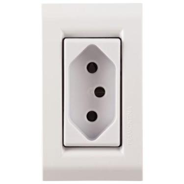 Imagem de Conjunto 1 Tomada para Móvel 2P+ 20A Liz Branca - 57170102 - TRAMONTIN