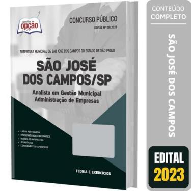 Imagem de Apostila São José Dos Campos Sp 2023 Analista Em Gestão - Apostilas Op