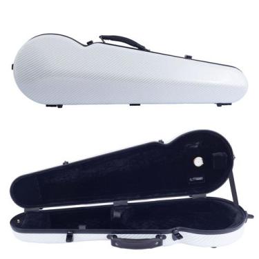 Imagem de Estojo Case Violino Fibra Di Pietro Classic White 4/4 VCF01