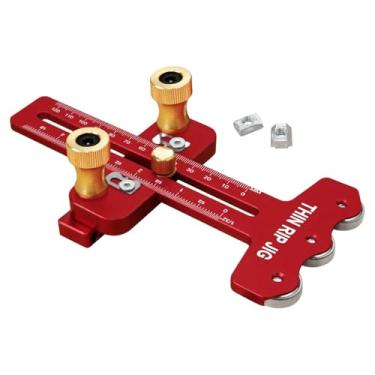 Imagem de WeiLaiKeQi Guia de gabarito para serra de mesa, gabarito de corte fino para ranhuras em U de 3/8" x 3/4" e ranhuras em T de 1/4" x 3/8" para