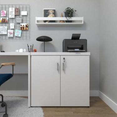 Imagem de Armário Baixo com 2 Portas para Escritório / Home Office - KitCubos, B