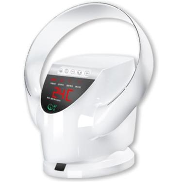 Imagem de 8 Velocidades, Operação Silenciosa, ângulo Ajustável, Montado Na Parede F, Mesa F Pedestal F Mesa F Com Display Led, Motor De 32 W Ideal Para Casa E Escritório, White