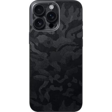 Imagem de Razer Skin: iPhone 16 Pro Max - Full Wrap - Premium 3M Cast Vinyl - Scratch Resistant - Unique Designs & Finishes - Easy Application - Black Camo