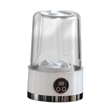 Imagem de Bothyi Máquina de lavar roupa íntima, limpador de pincéis de maquiagem, drenagem rápida e automática, mini máquina de lavar para pequenos espaços, Branco