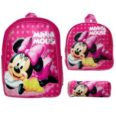 Imagem de Mochila Infantil Minnie Disney Costas Passeio Lançamento - TOYS 2U