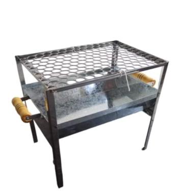 Imagem de Churrasqueira Pequena camping Galvanizada