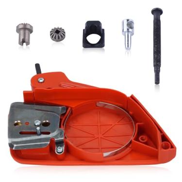 Imagem de Atunee Freio de corrente de motosserra CS-400 com kit de ajustador de tensor de barra de corrente para Echo CS-370 CS-400 substituição para 032000281 C032000280 P021017220