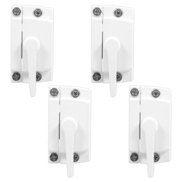 Imagem de Fechaduras de faixa de janela, trava de faixa de ação de came para janelas de suspensão única e dupla liga de zinco para janelas deslizantes verticais e horizontais