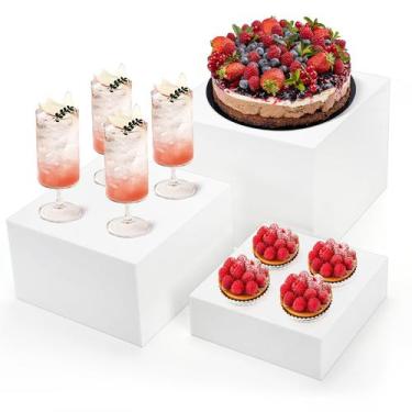 Imagem de Conjunto de elevadores de cubos de acrílico Hacaroa Hollow Bottom bran