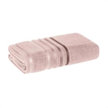 Imagem de Toalha Rosto Karsten Gigante 48x80 - Fio Penteado Lumina, Rose Rosa