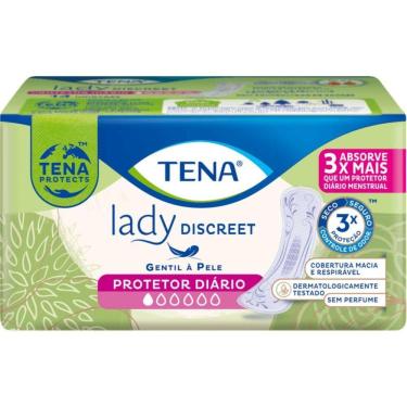 Imagem de Absorvente Tena Lady Discreet Protetor Diário Com 14 Unidade