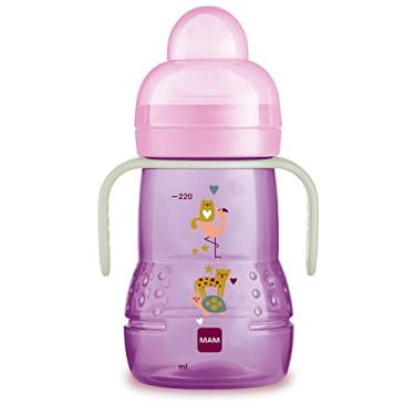 Imagem de Copo MAM Trainer Night 220ml - Rosa