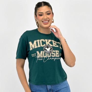 Imagem de Camiseta Malwee Boxy Manga Curta Mickey/Minnie Feminina-Feminino