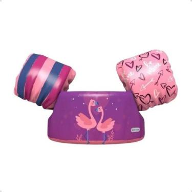 Imagem de Boia Salva Vidas Infantil Sea Float Flamingo 25 a 35kg