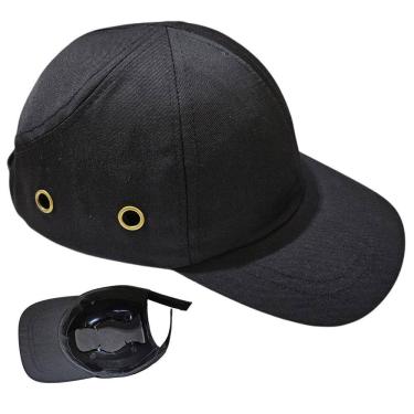 Imagem de Bone com Capacete EPI Obra Segurança do Trabalho Casquete Reparo Conserto Oficina Resistente