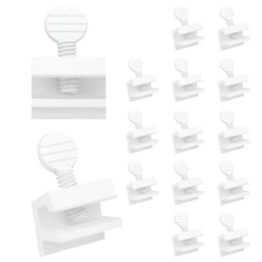 Imagem de Fechaduras de segurança para janela deslizante Nuk3y (branco, pacote com 15)