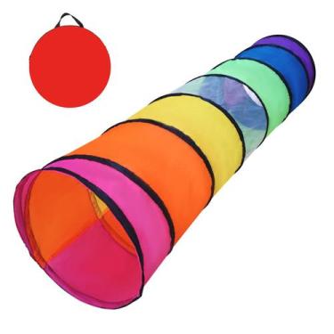 Imagem de Play Tunnel WESKMENS Kids for Toddlers Pop Up Crawl Tent