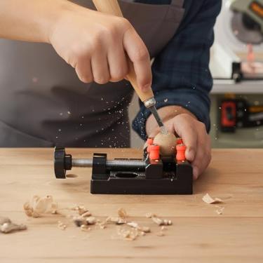 Imagem de Mini grampo de torno de bancada, multifuncional com grampo plano para modelagem de artesanato DIY, fabricação de joias, ferramenta de reparo