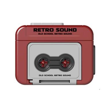 Imagem de Chaveiro de Gravação Retrô Gravador Fita Vintage com Função Gravar e Reproduzir Música Portátil para Amantes Entusiastas Itens