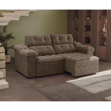 Imagem de Sofá Retrátil e Reclinável 3 Lugares S161 Sierra Kappesberg, Tabaco