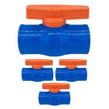 Imagem de 4Und Registro Monobloco de Esfera 50mm PN10 Soldável Amanco