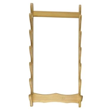 Imagem de Suporte Vertical Para 6 Espadas E Katanas De Bambu