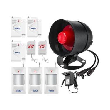 Imagem de Sistema De Alarme Residencial Com Alto-Falante WIFI De Alto Decibel E 