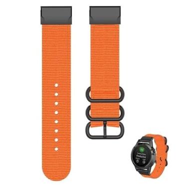 Imagem de KAPPDE Pulseira de relógio de nylon de liberação rápida de 22 de 26 mm para relógio inteligente Garmin Fenix 6X 6 Pro Fenix 7X Fenix 7 Fenix 5X 5 3 3HR 935 945 EPIX (F, para Fenix 3 HR D2 bravo)