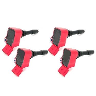 Imagem de Bobina de Ignição Automotiva para VW Jetta Passat Atlas Golf 1.8L 2.0L L4 2015-2018 06H905110G 4 peças