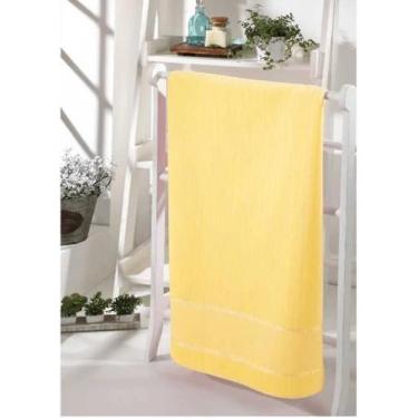 Imagem de Toalha Lavabo Velour Para Bordar Bella - Dohler, 6241 Amarelo