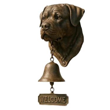 Imagem de Vários Sinos De Boas-Vindas Para Cães,Campainha Decorativa Rústica Vintage De Parede - Sino De Entrada Para Porta Da Frente E - Para Portão, Jardim, Quintal, Casa, Sala De Segurança