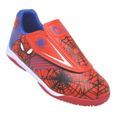 Imagem de Chuteira Futsal Infantil Dray Marvel Homem Aranha 4054, 27
