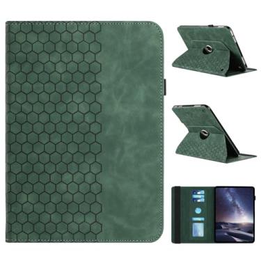 Imagem de Capa giratória para tablet Amazon Kindle Fire HD 10 e 10 Plus (13ª/11ª geração, versão 2023/2021) 10,1 polegadas - 360 graus giratório de couro premium Business Folio com suporte para Fire 10 Plus