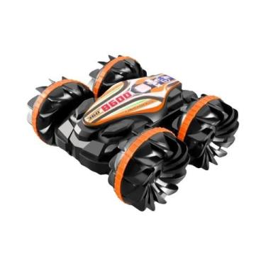 Imagem de Carro RC Anfíbio LED Para Crianças Com Controle Remoto Duplo, À Prova 