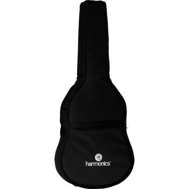 Imagem de Capa Para Violão Folk Harmonics Nylon Luxo Preta