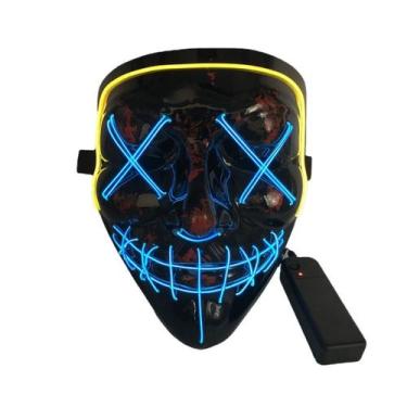 Imagem de Máscara luminosa em forma de V, festa à fantasia de carnaval de Hallow